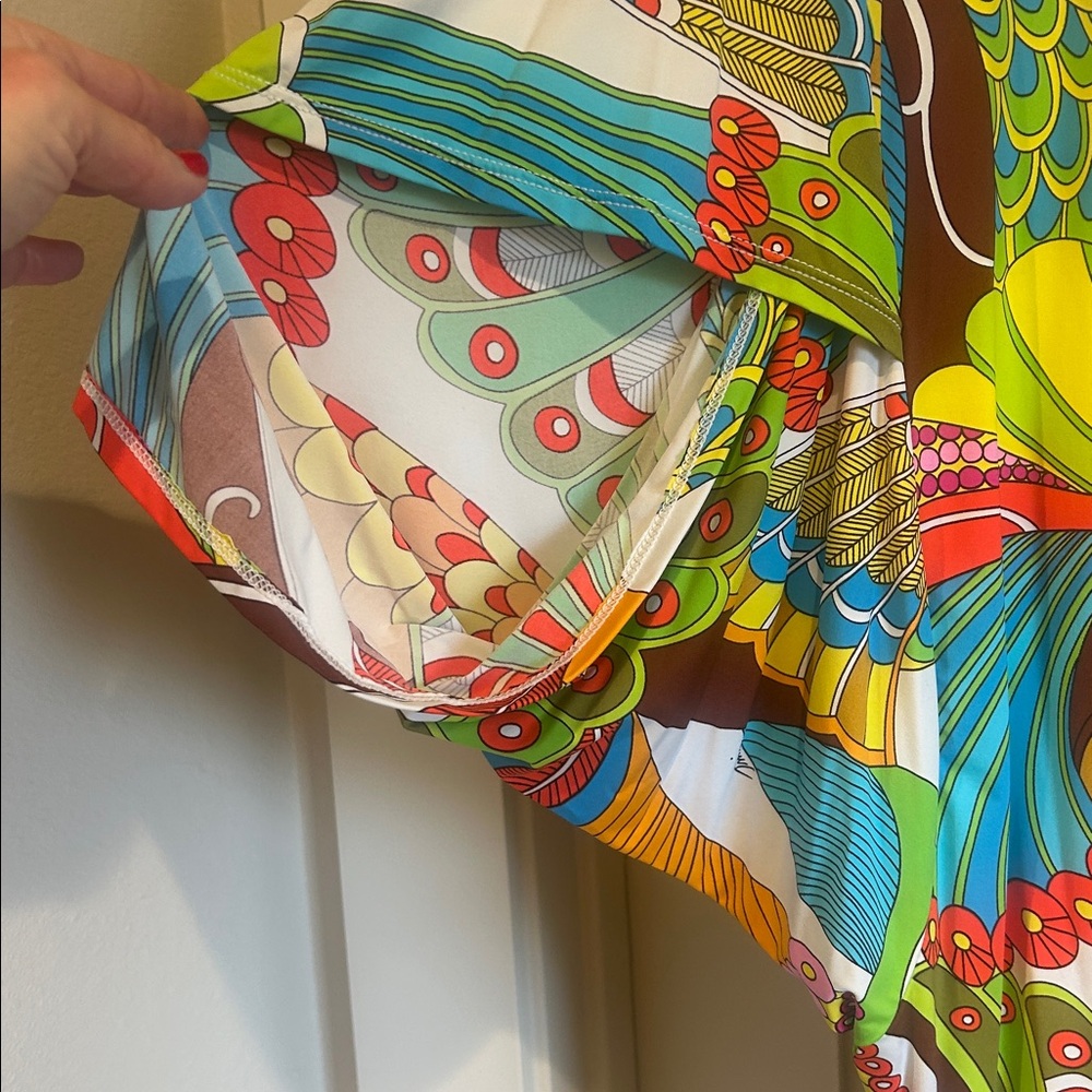 Trina Turk Multicolor Abstract Tunic - Picture 3 of 4